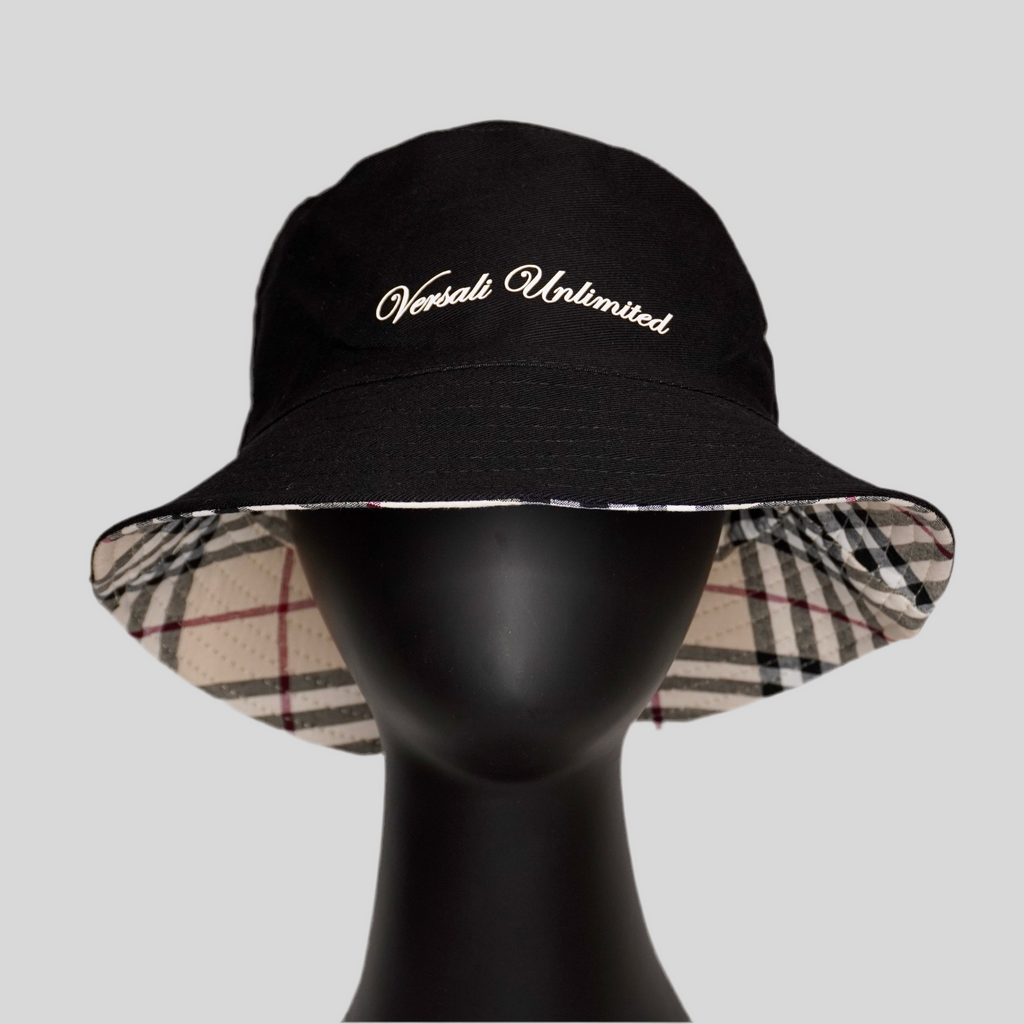 Reversible "Versali Unlimited" Designer Bucket Hat