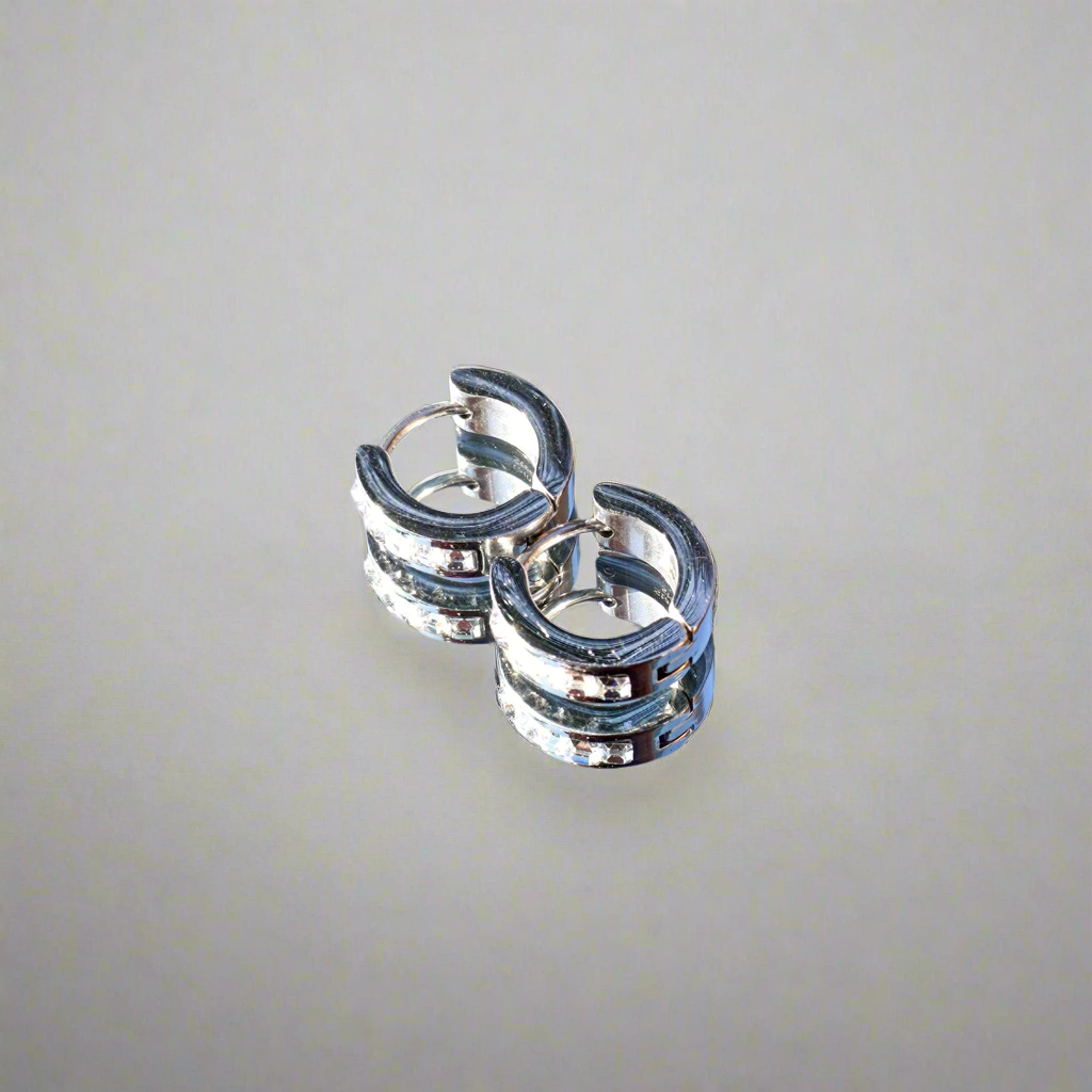 Silver Opulence Earrings