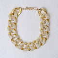 Large Studded Chain Necklace