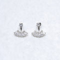 Silver Fan Earrings