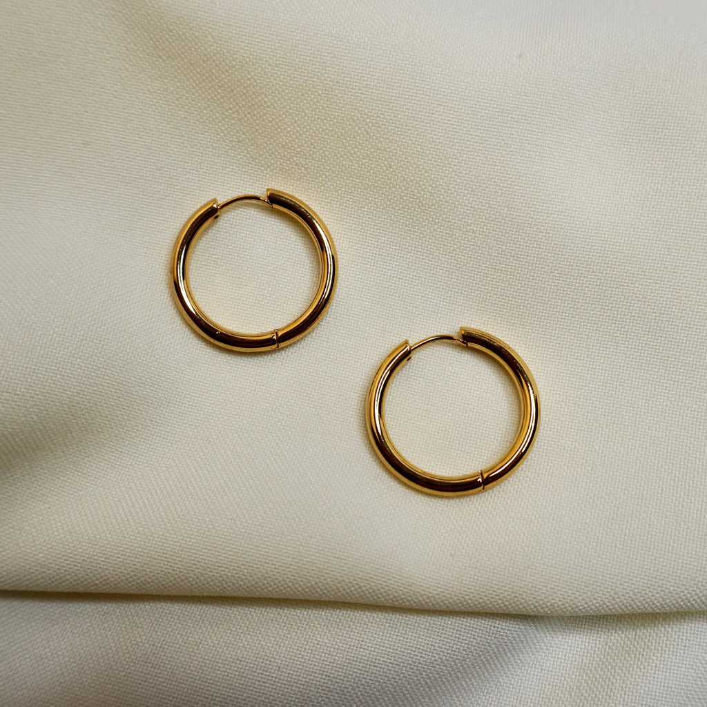 Gold Halo Hoops