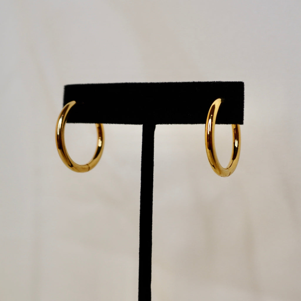 Gold Halo Hoops