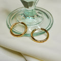 Gold Halo Hoops
