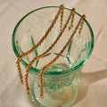 Unisex Brazilian 14k Gold Dipped 8" Rope Bracelet