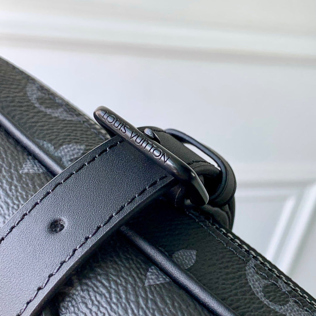 LOUIS VUITTON TROCADERO BAG 20 IN BLACK MONOGRAM ECLIPSE CANVAS
