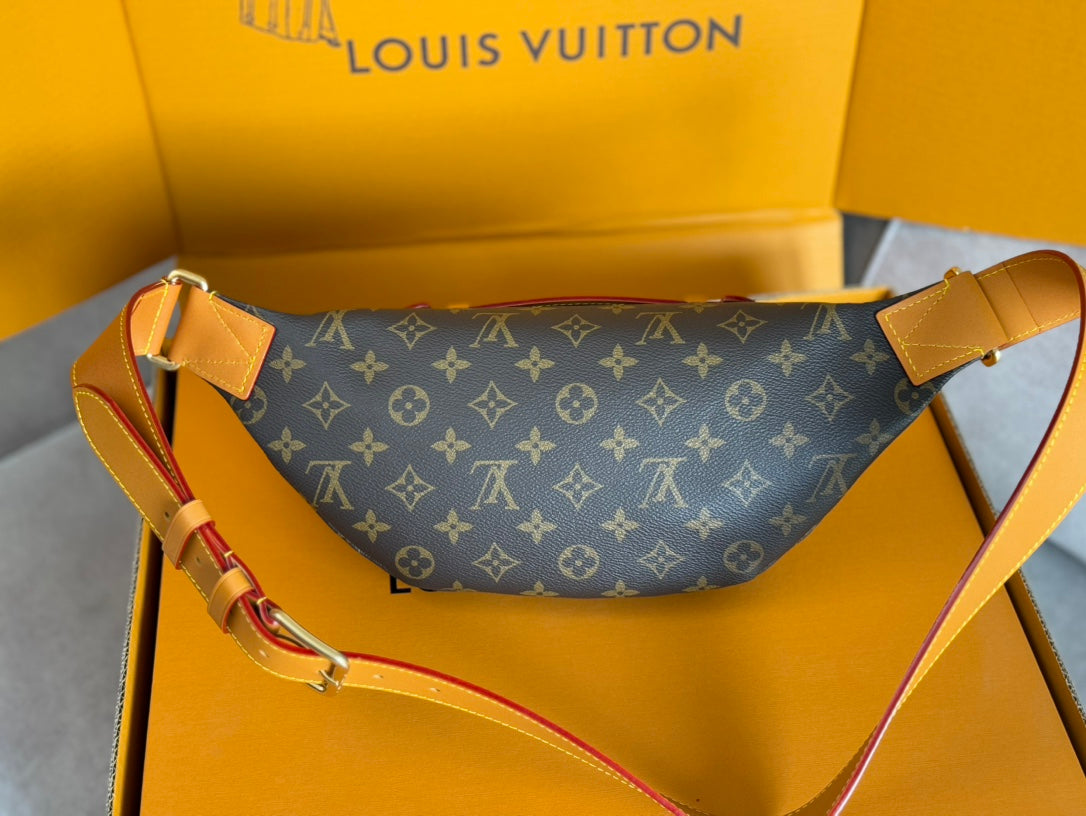 LOUIS VUITTON RUSH BUMBAG 30 IN BROWN MONOGRAM DUST CANVAS