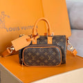 LOUIS VUITTON LV 25S KEEPALL CARGO 25 IN BROWN MONOGRAM CANVAS AND CALFSKIN GOLD HARDWARE