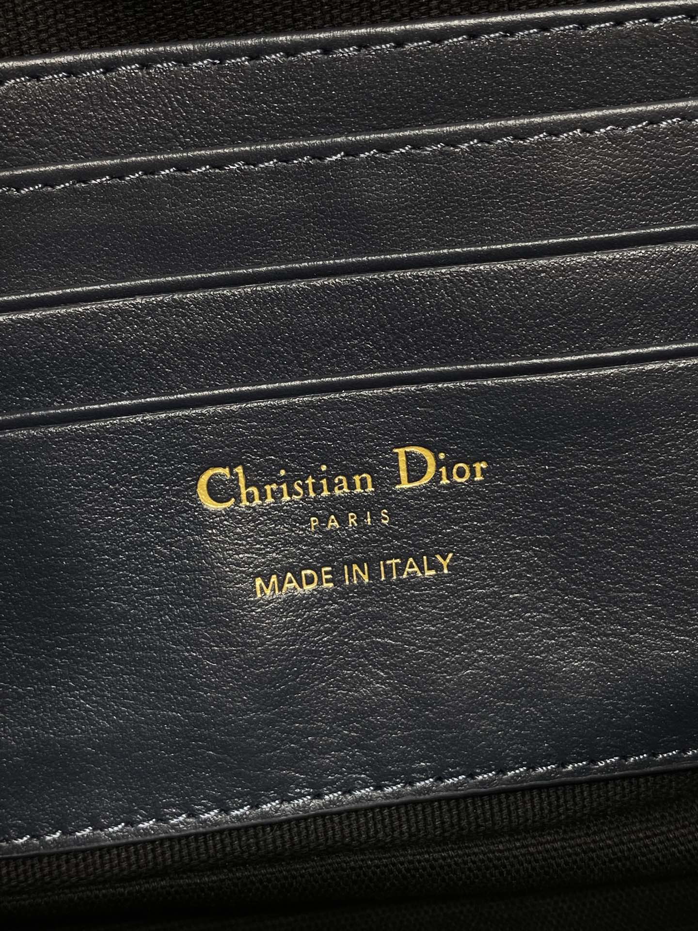 DIOR 25S 30 MONTAIGNE AVENUE BAG 23 IN BLUE CANVAS  OBLIQUE JACQUARD