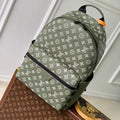 LOUIS VUITTON DISCOVERY PM BACKPACK 38 IN OLIVE GREEN MONOGRAM LAMBSKIN