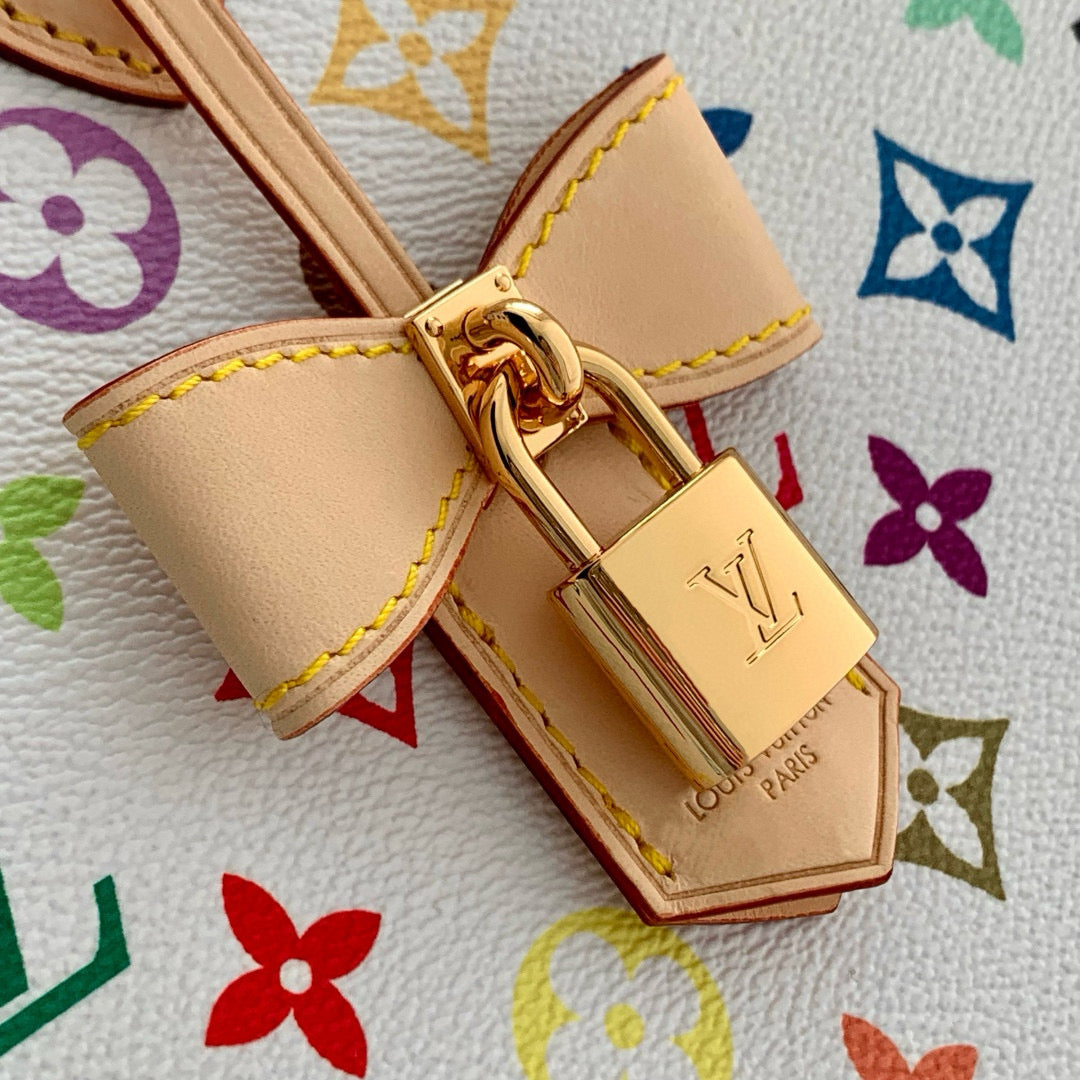 LOUIS VUITTON ONTHEGO MM BAG 35 IN MULTICOLOR MONOGRAM CANVAS