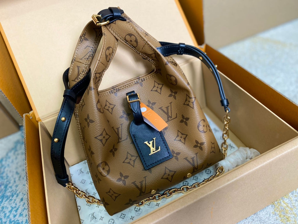 LOUIS VUITTON ATLANTIS BB 17 IN BROWN MONOGRAM REVERSE CANVAS