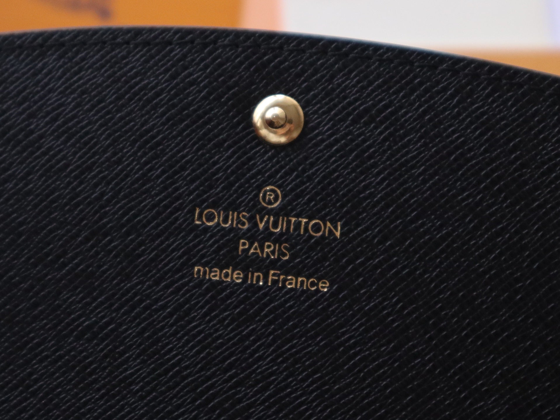 LOUIS VUITTON EMILIE WALLET 19 IN CHOCOLATE BROWN MONOGRAM CALFSKIN